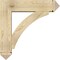 Ekena Millwork Thorton Arts and Crafts Rough Sawn Bracket w/ Offset Brace, Douglas Fir, 8"W x 32"D x 32"H BKT0806X32X32THR03RDF - alternate 3